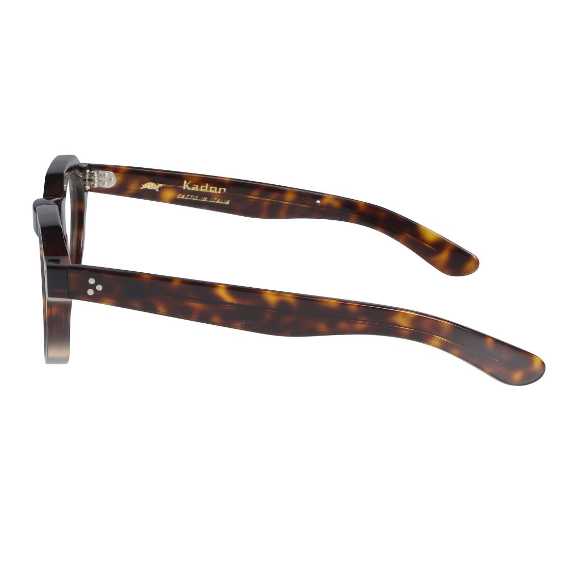 Kador Spike Round Frame Tortoiseshell Sunglasses With Metallic Rivet Details
