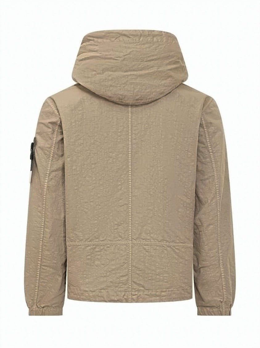 Stone Island Stone Island Lightweight Casual Jacket With Adjustable Hood