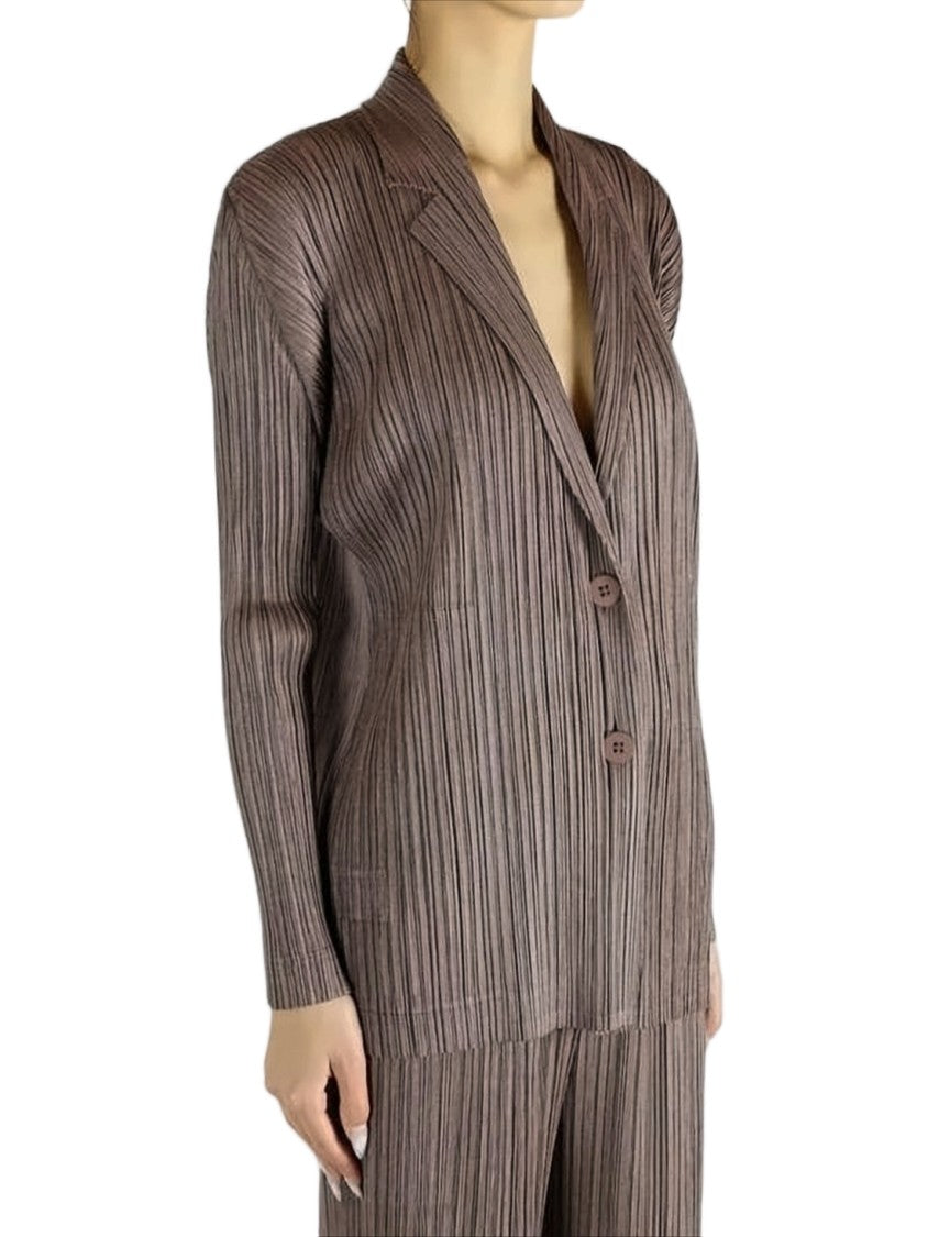 Pleats Please Vertical Pleated Jacket
