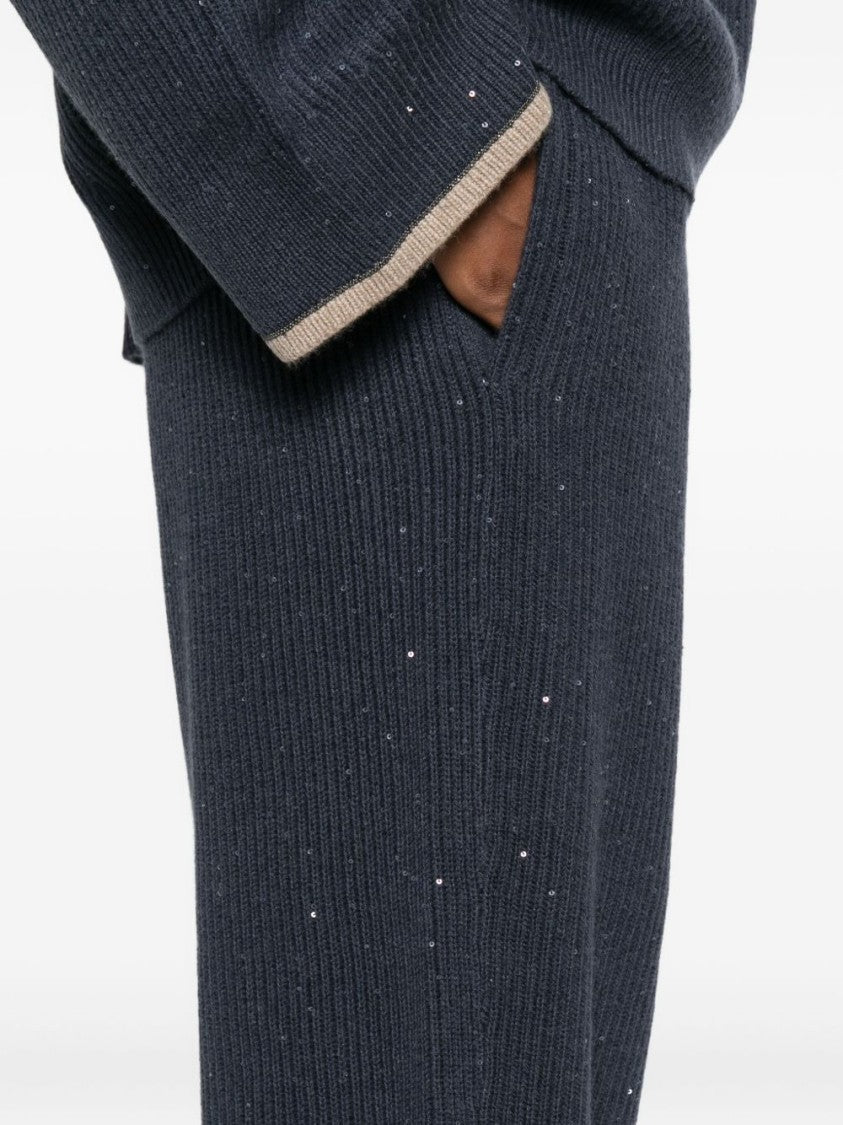 Brunello Cucinelli Straight-Leg Tailored Trousers With Clean Minimalist Design