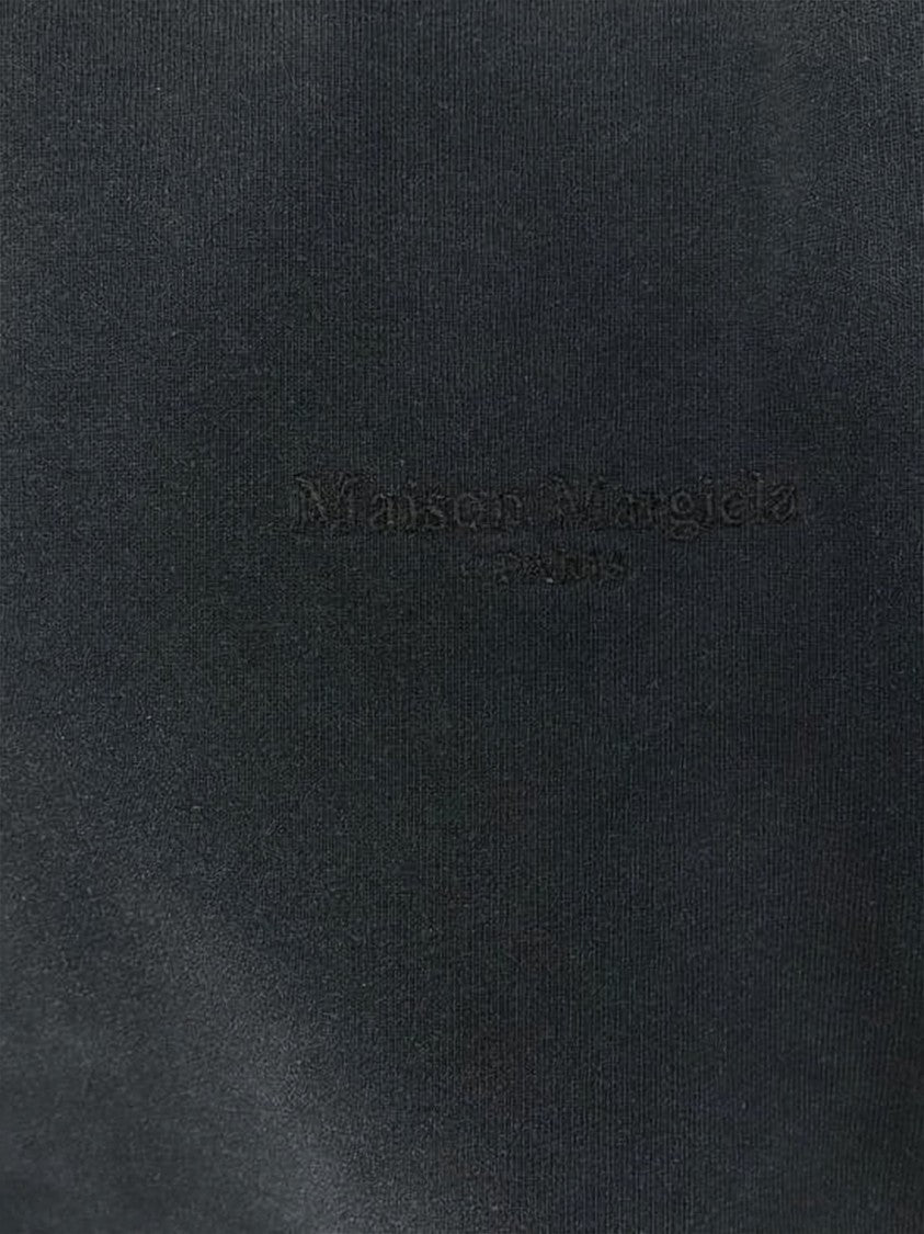 Maison Margiela Black V-Stitch Cotton T-Shirt