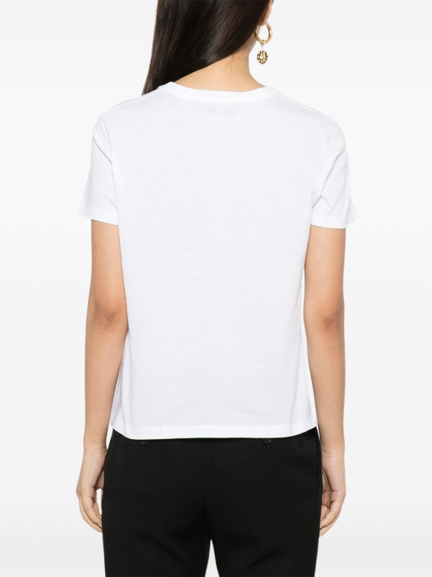 Tom Ford Ribbed Crewneck White T-Shirt