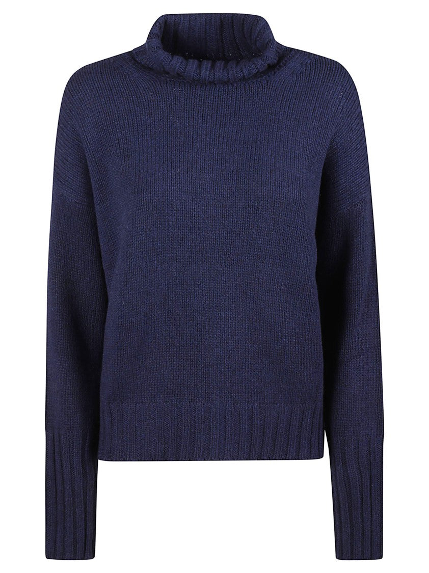 Aragona Ribbed Cashmere Turtleneck Sweater