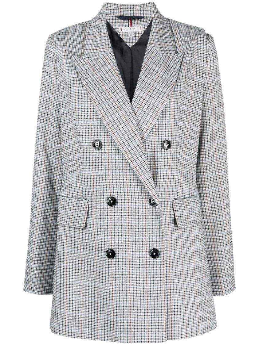Tommy Hilfiger Small Check Relaxed Db Blazer