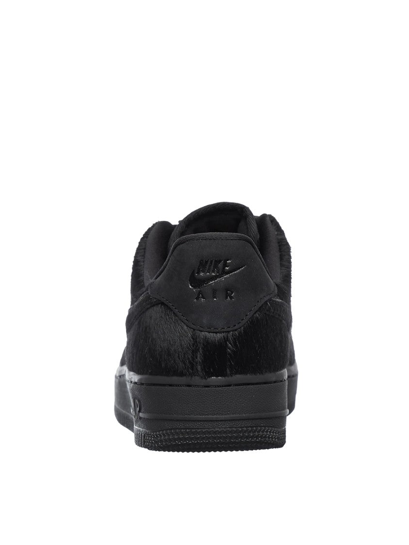 Nike Black Air Force 1 Low '07 Pony Hair Sneakers