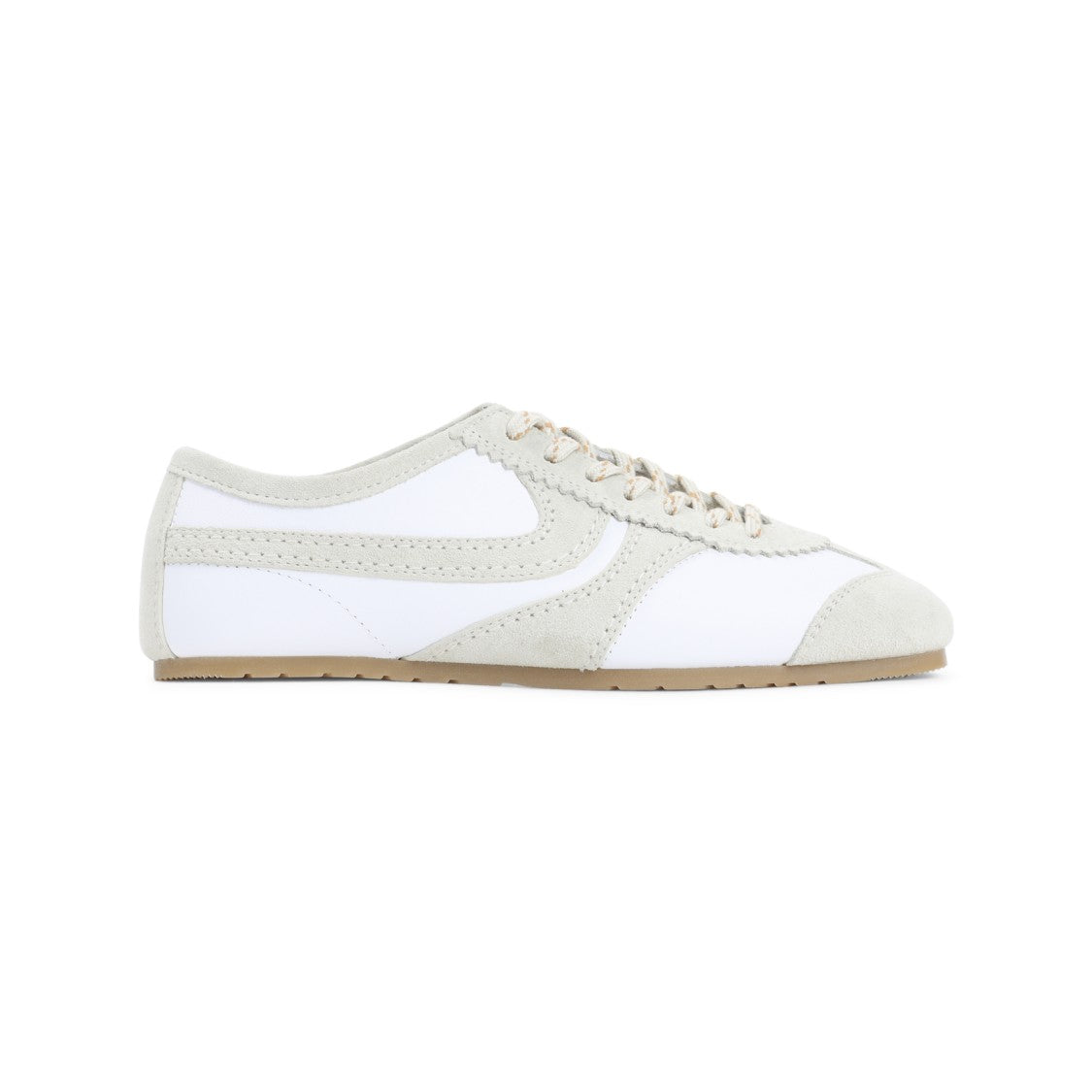 Dries Van Noten Low-Profile Premium Leather And Suede Sneakers