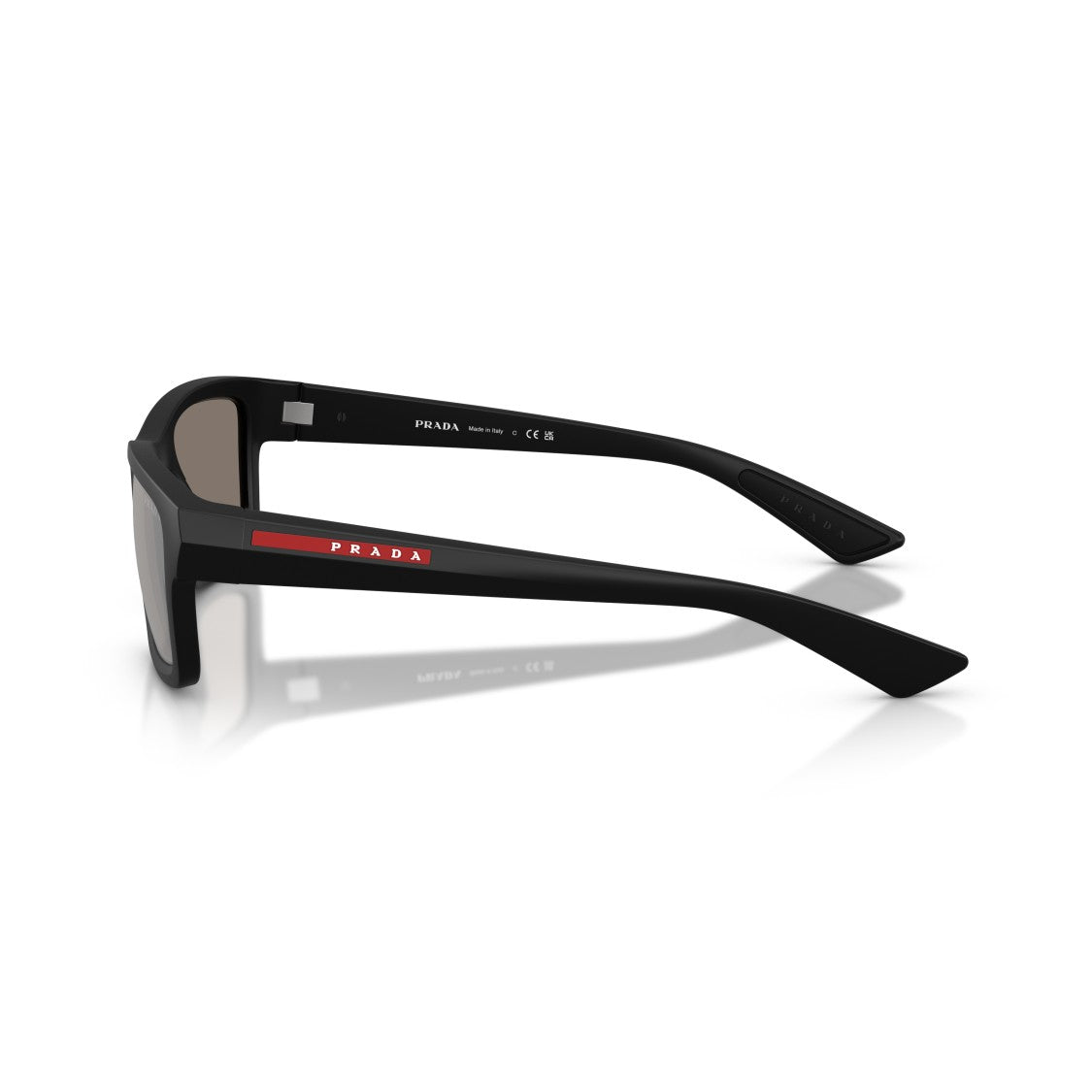 Prada Linea Rossa 0Ps B10s Matte Black Rectangular Sunglasses