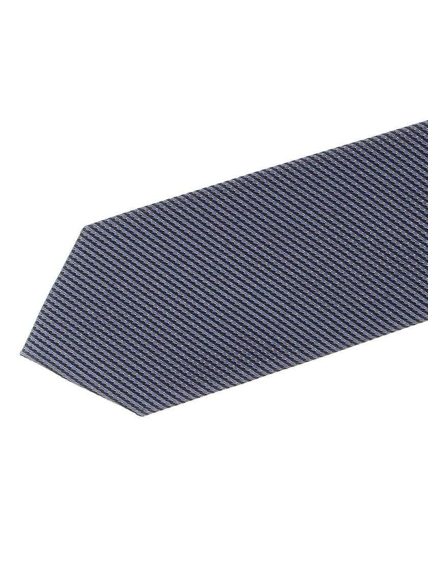 Tom Ford Textured Mulberry Silk Satin Tie With Diagonal Stripes