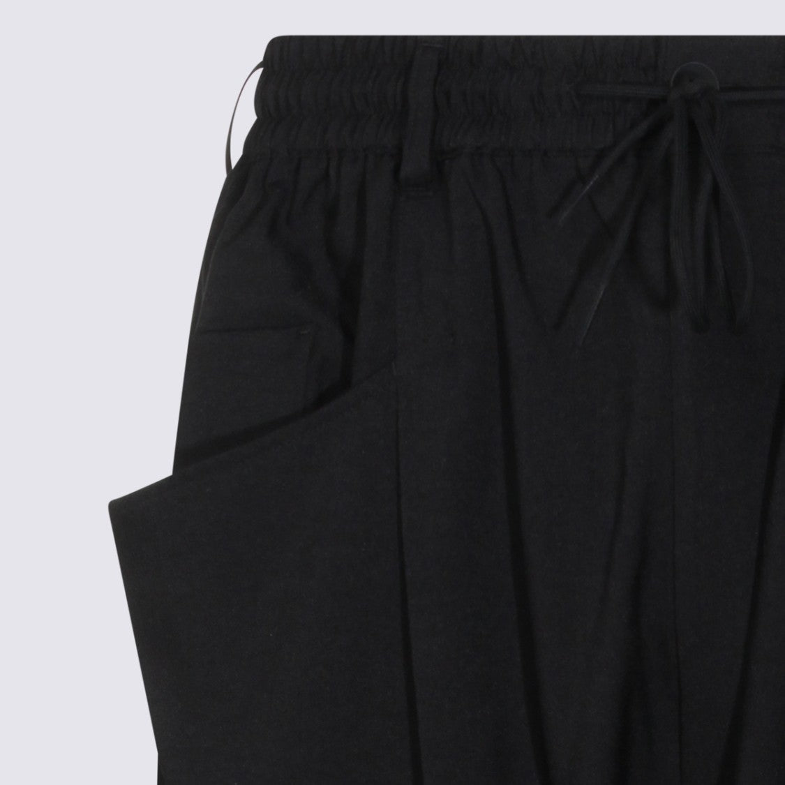Y-3 Cargo-Style Black Tech Trousers