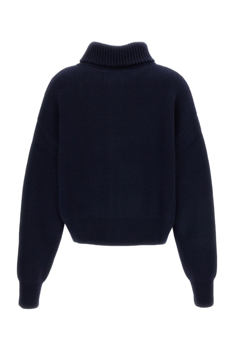 Extreme Cashmere Dark Blue Clement Cashmere Cardigan