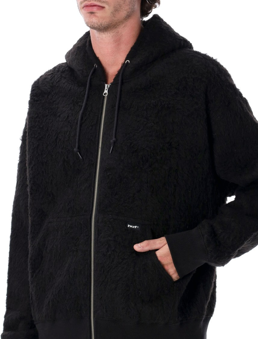 Huf Brushed Fleece Jacket With Kangaroo Pockets