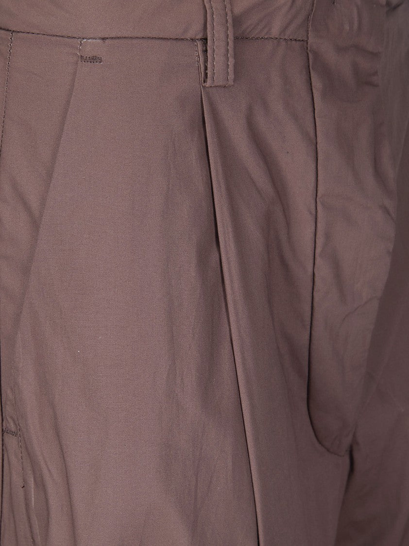The Latest Beige Billie Pleated Popeline Trousers