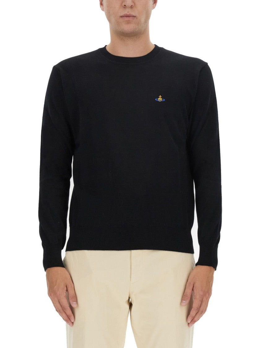 Vivienne Westwood Soft Blend Jersey With Subtle Logo Detail