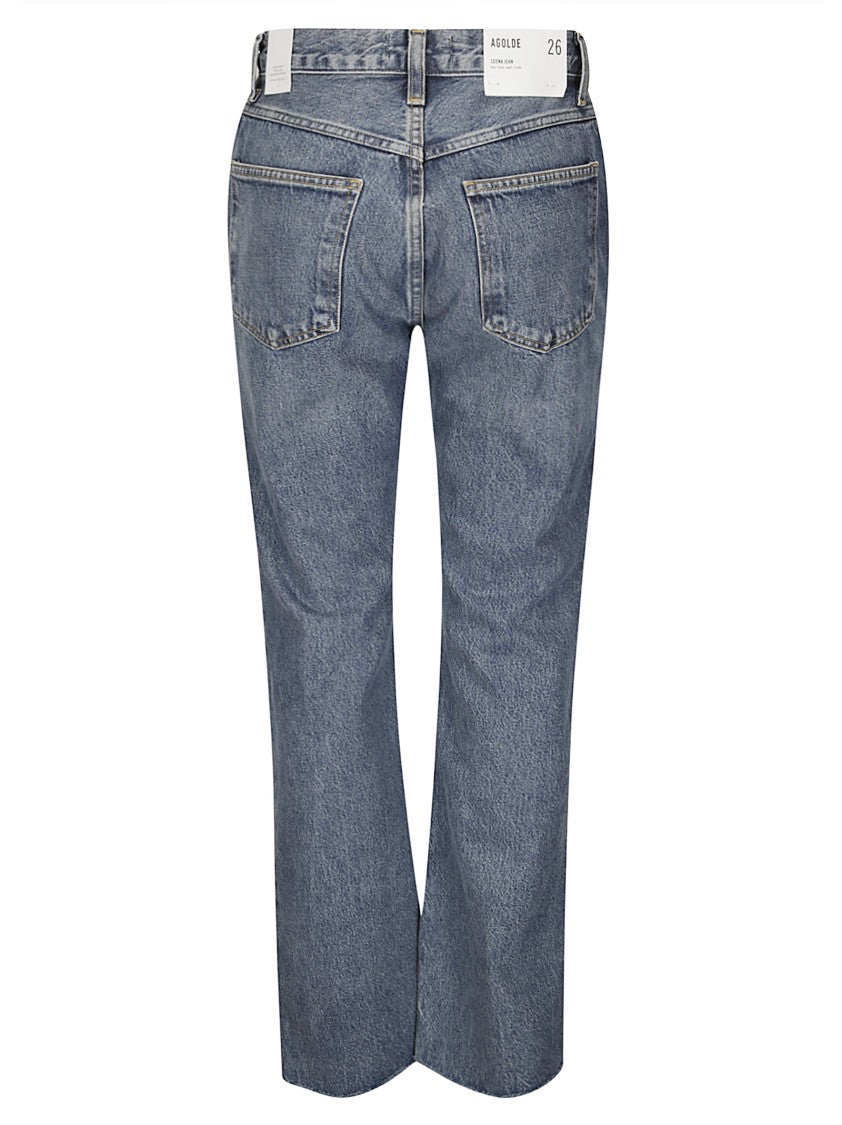 Agolde Flared Five-Pocket Jeans With Zip Closure