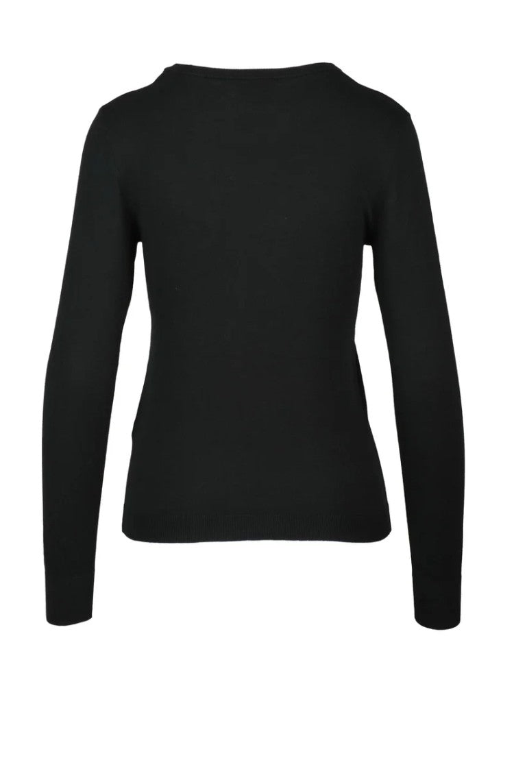 Diesel Black Cotton Men's Crew Neck Sweater