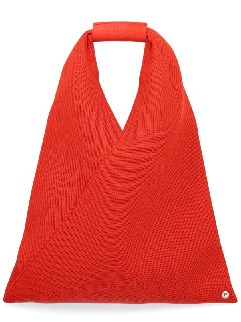 Mm6 By Maison Margiela Red Japanese Small Polyester Tote Bag