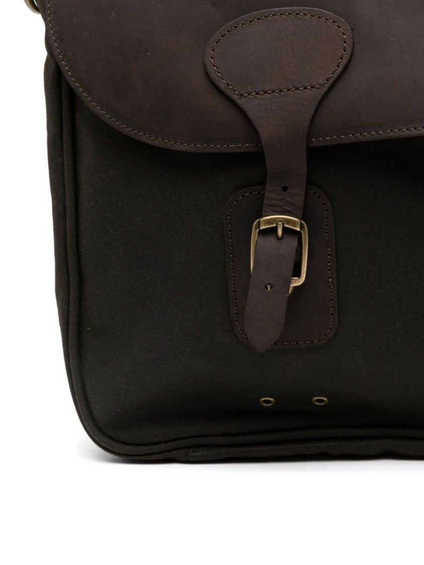 Barbour Wax-Coated Leather Briefcase