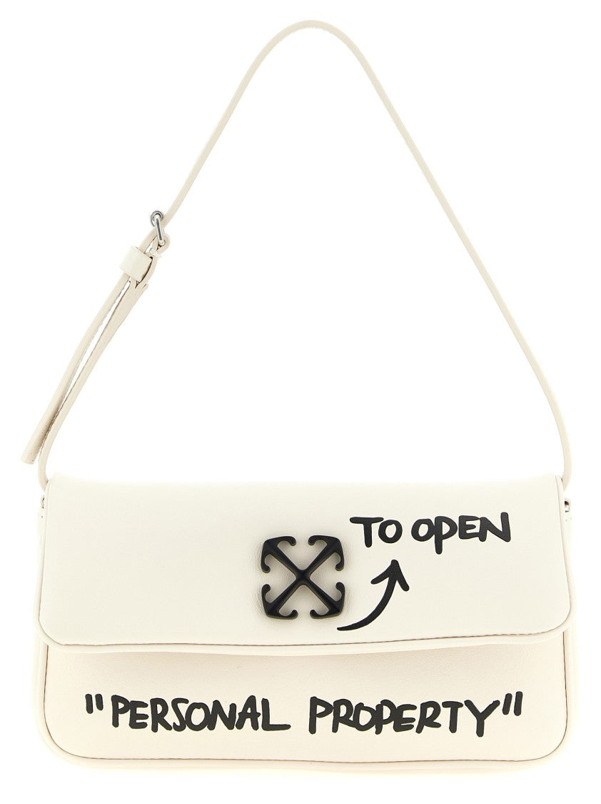 Off-White 'Jitney 0.7' Leather Arrow Logo Bag