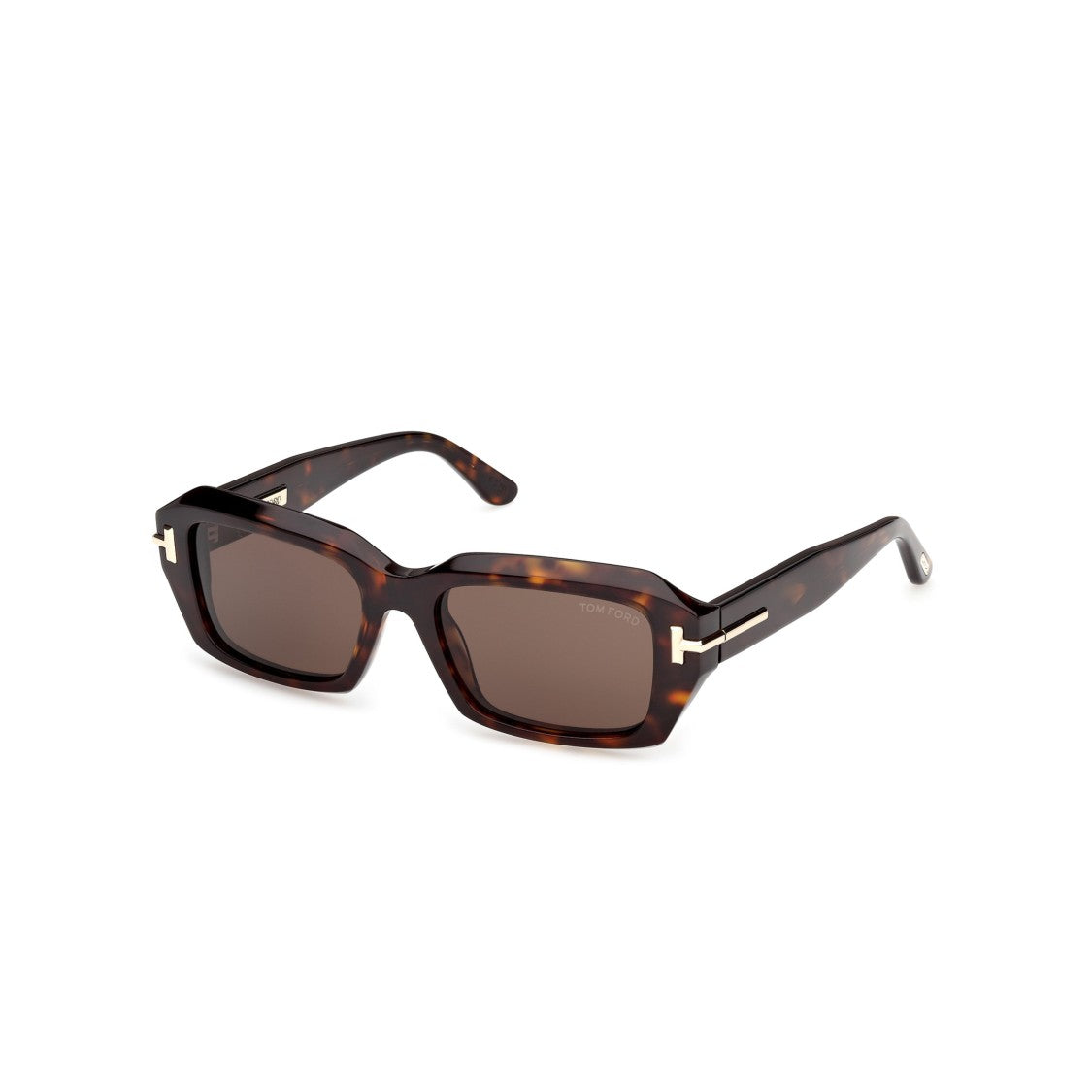 Tom Ford Ti0025 Rectangular Tortoiseshell Acetate Sunglasses
