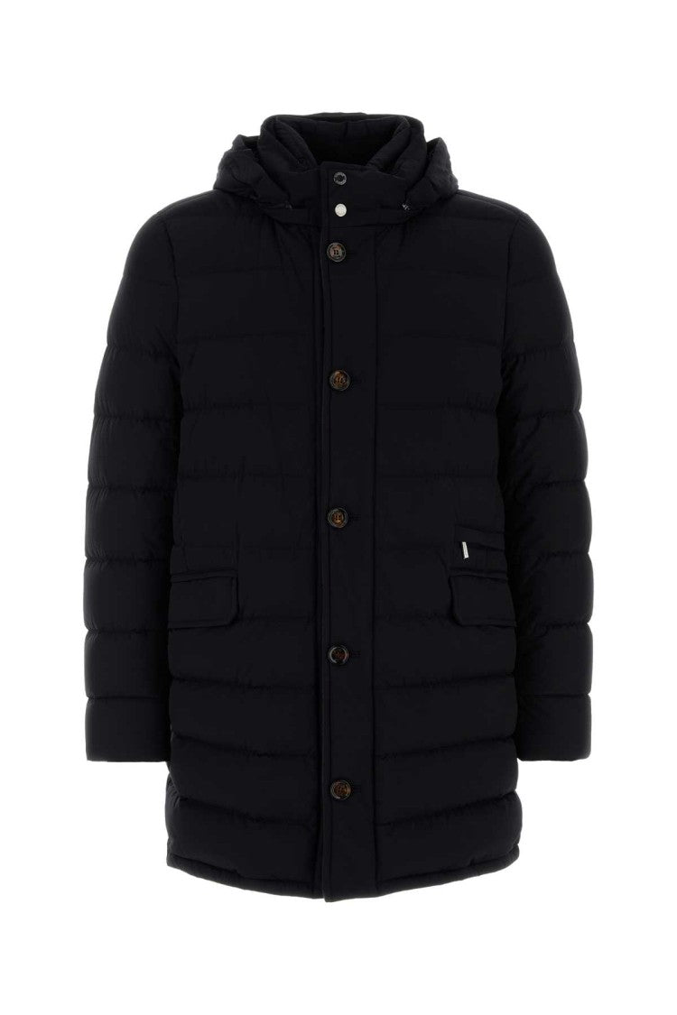 Moorer Midnight Blue Nylon Blend Calandri Down Jacket