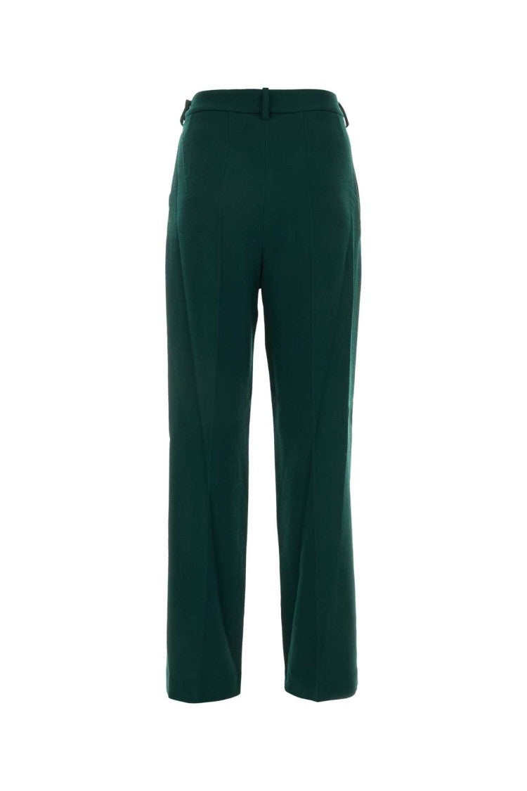 Alexandre Vauthier Dark Green Wool Pant