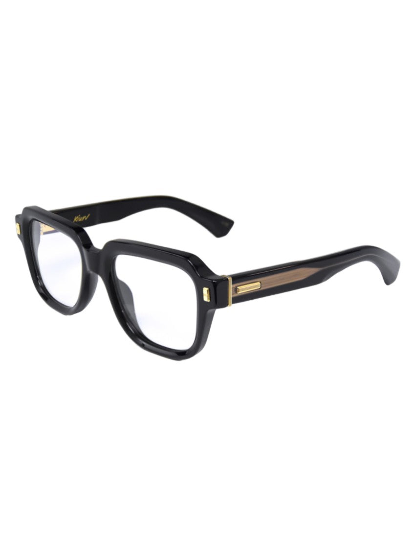 Kiurv Black Acetate Celluloid 150 Mm Optical Frames