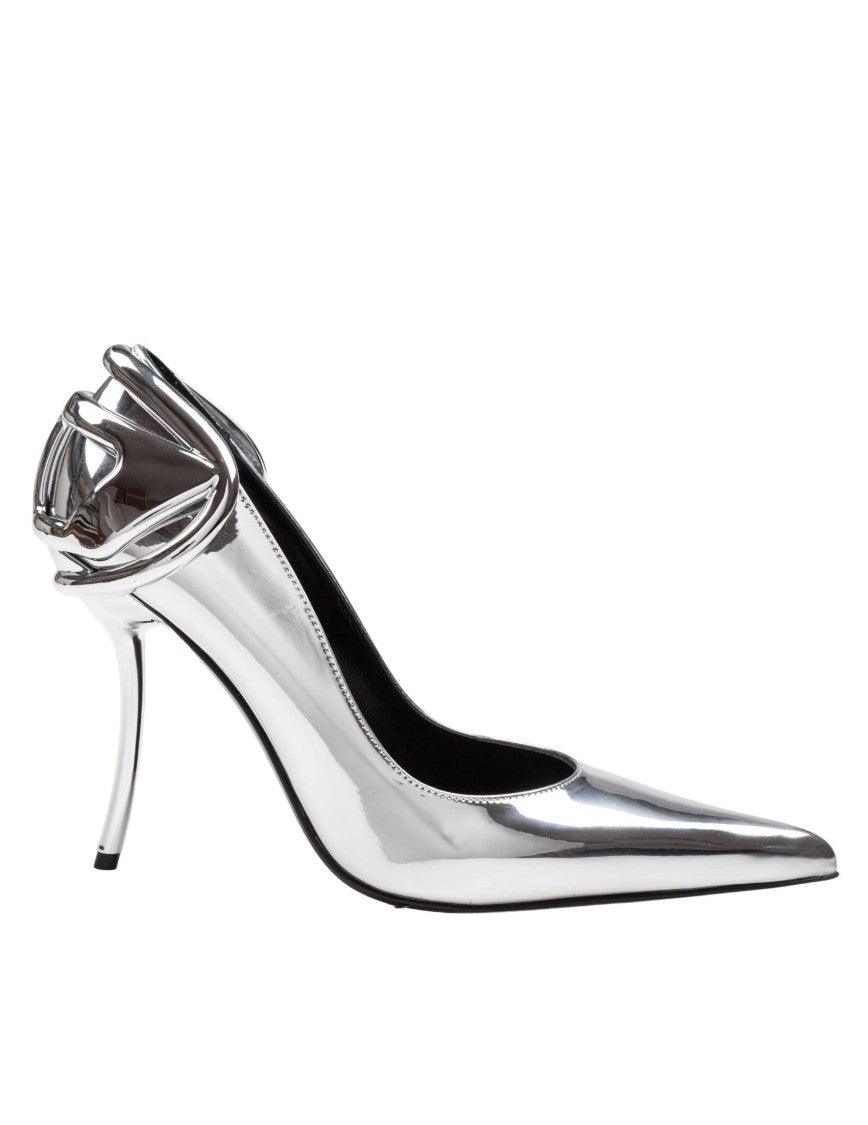 Diesel Metallic Leather Pumps