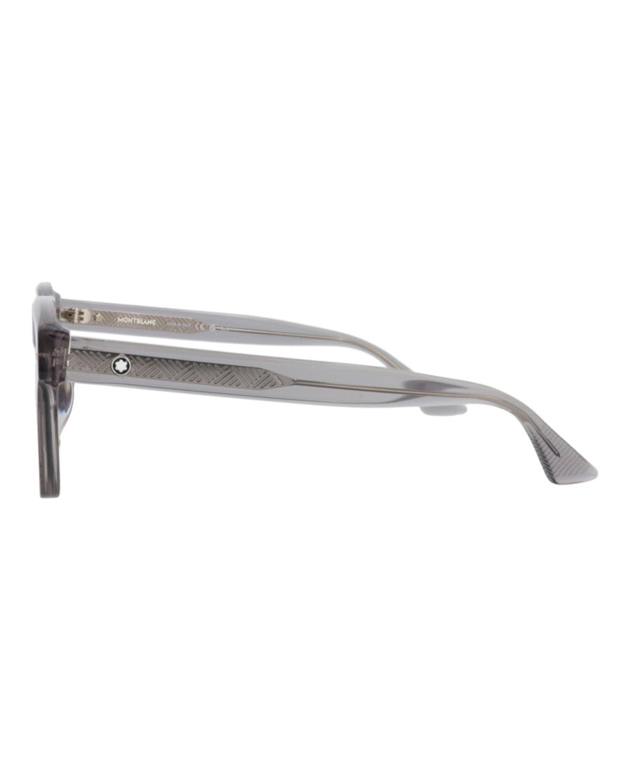 Montblanc Square-Frame Recycled Acetate Sunglasses