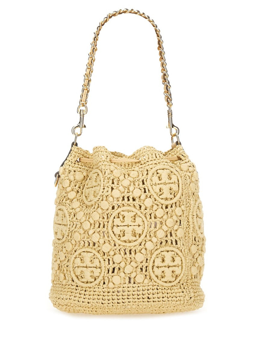 Tory Burch Monogram T Bucket Bag