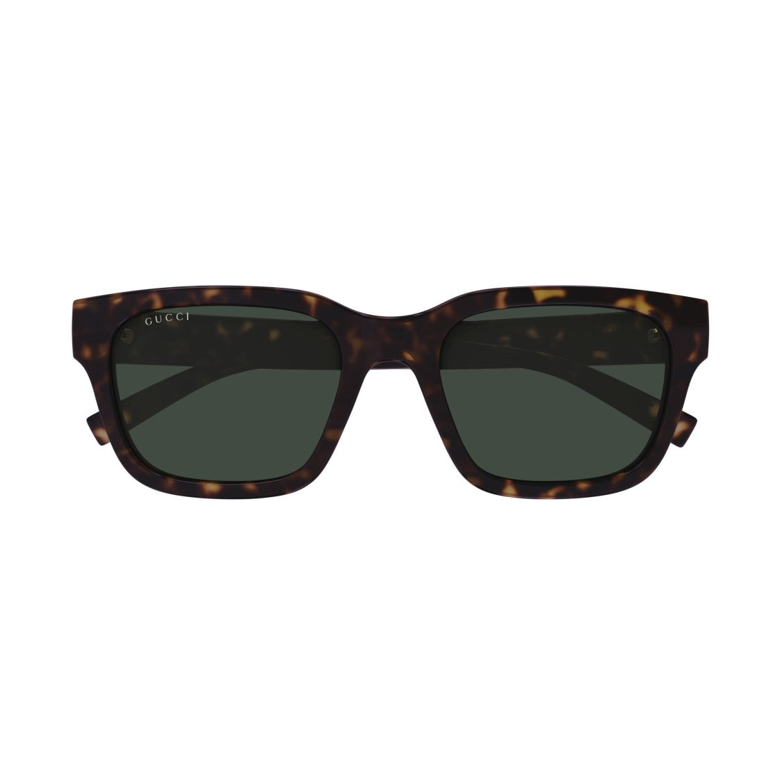 Gucci Gg1857s Bold Tortoiseshell Rectangular Sunglasses