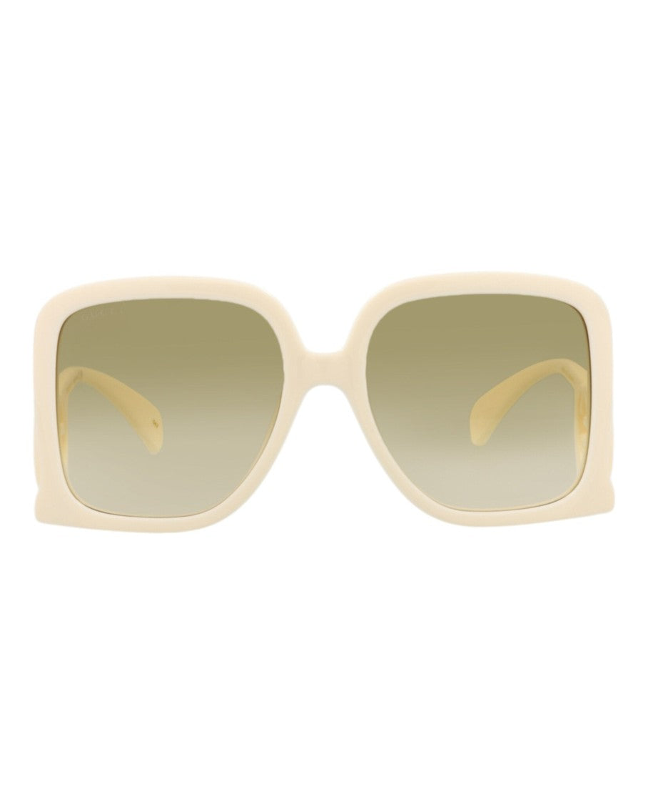 Gucci Square-Frame Injection Sunglasses