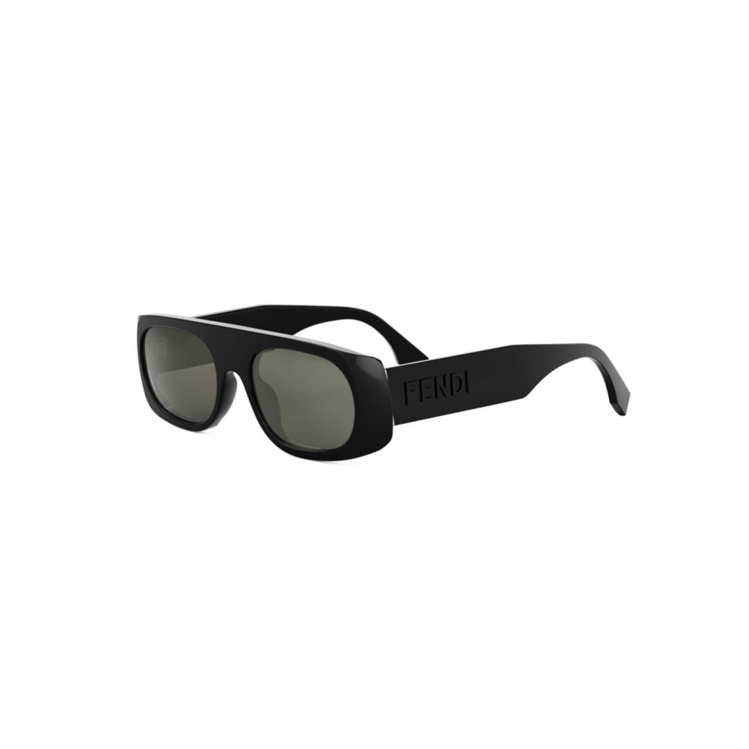 Fendi Fe40169i Bold Rectangular Frame Sunglasses