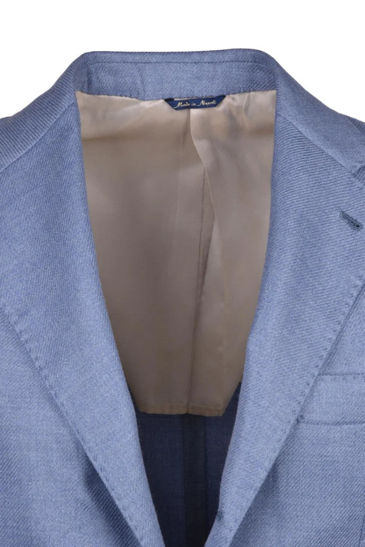 Gabo Napoli Wool Cashmere Jacket - Blue
