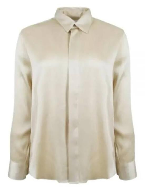 Ami Paris Long-Sleeved Shirt With Classic Collar And Concealed Placket