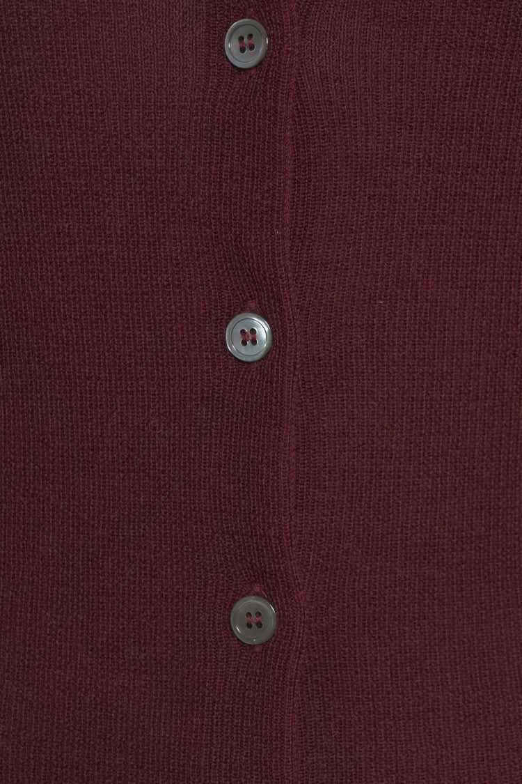 Grifoni Ribbed Cardigan With Round Neck
