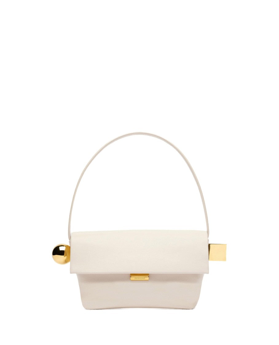 Jacquemus Le Rond Carre Leather Shoulder Bag