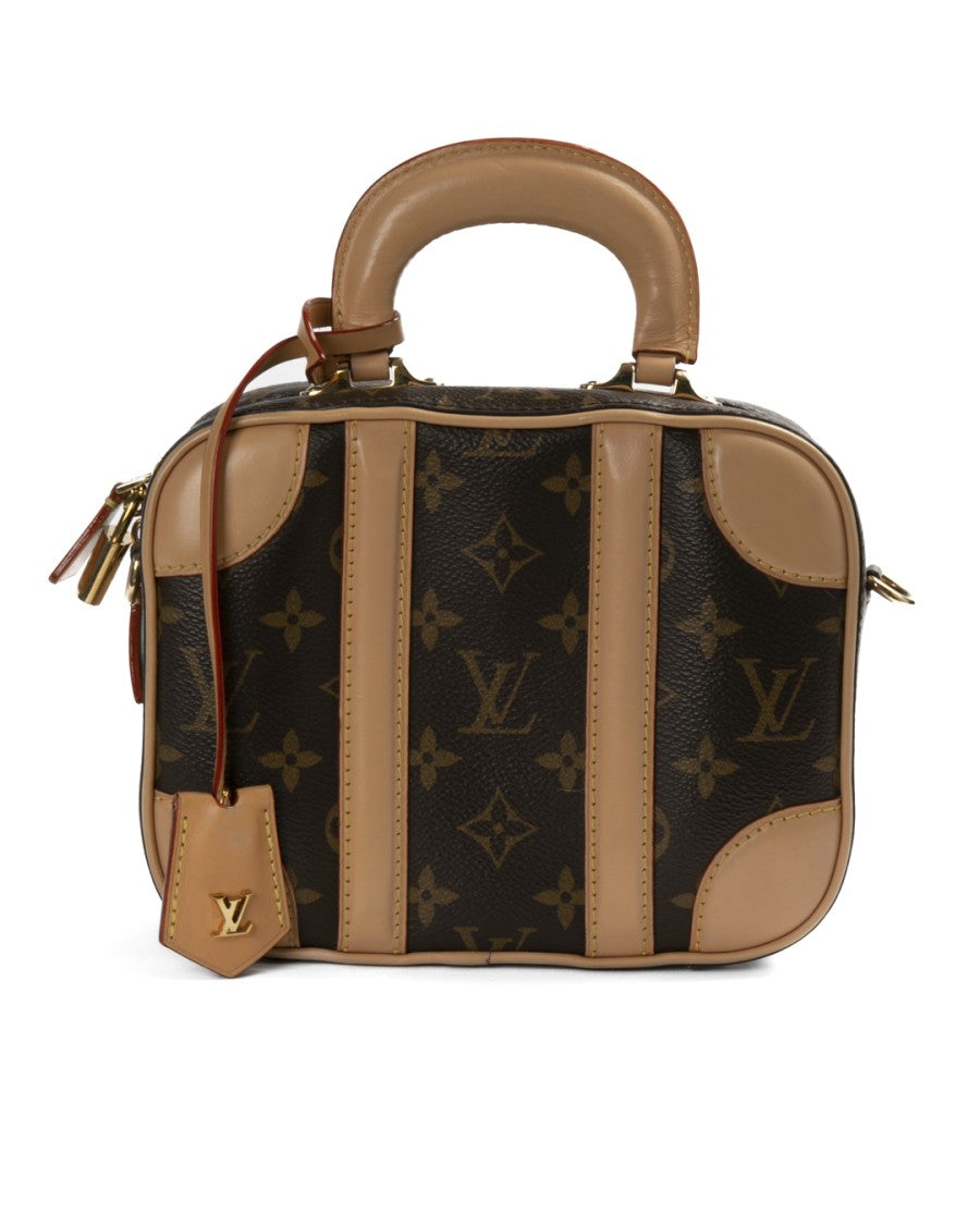 Louis Vuitton Brown Canvas Valisette Bb Shoulder Bag