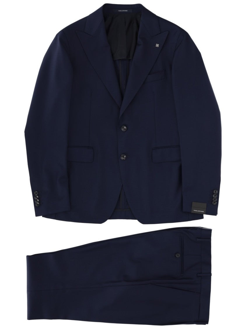 Tagliatore Virgin Wool Tailored Slim Suit