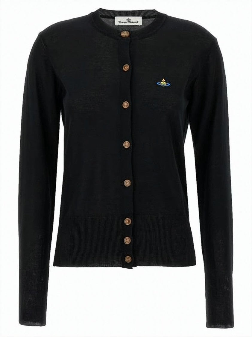 Vivienne Westwood Classic Button-Down Cardigan With Wooden Buttons