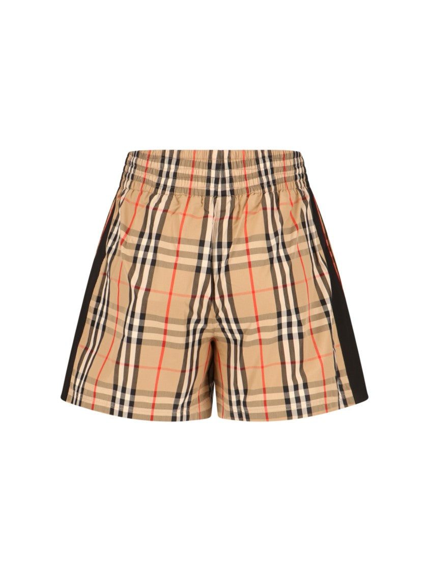 Burberry 'Check' Shorts – Beige