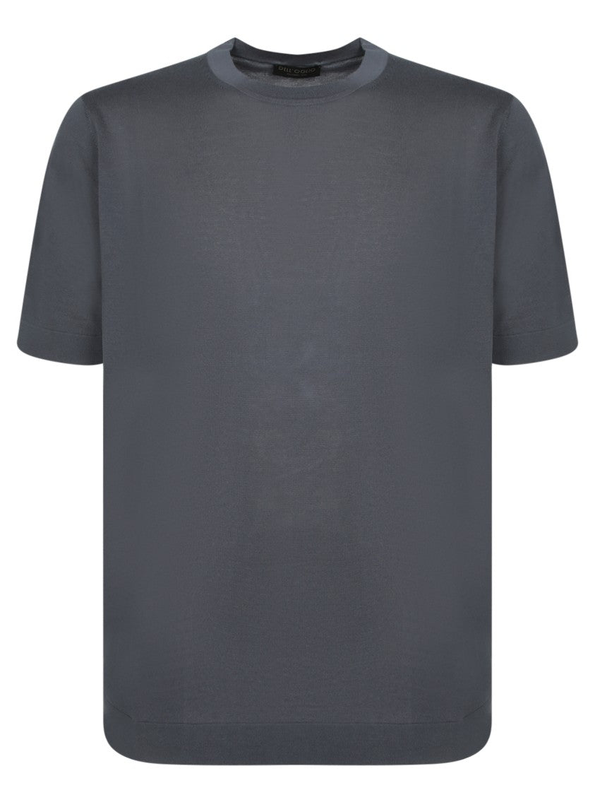 Dell'oglio Powder Blue Crepe T-Shirt