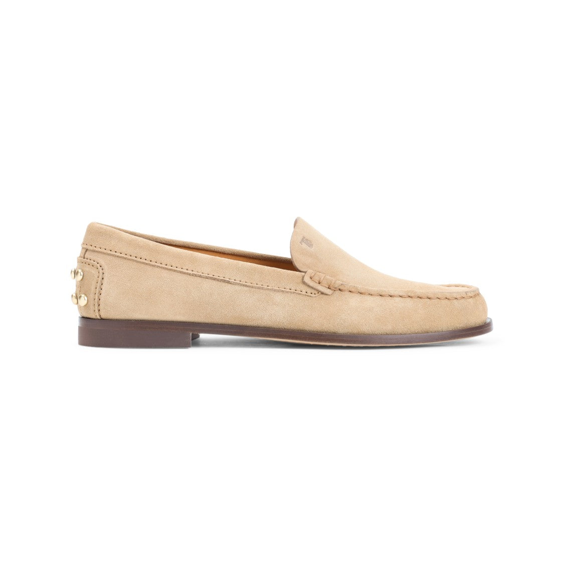 Tod's Suede Loafers With Subtle Stitching