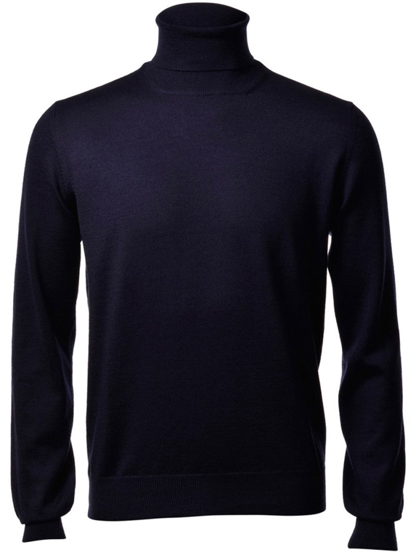 Gran Sasso Refined Turtleneck Sweater In 100% Wool