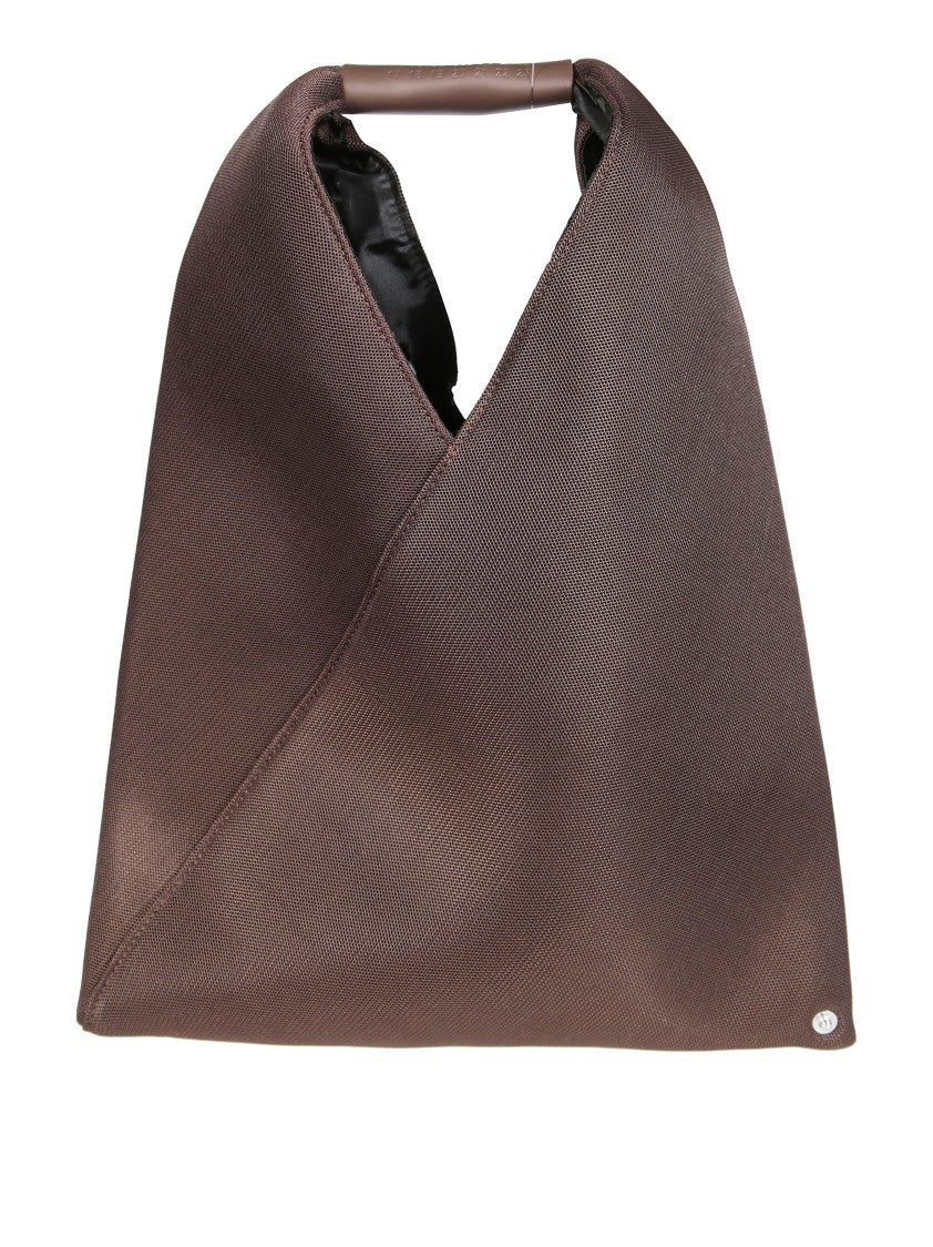 Mm6 By Maison Margiela Structured White Handbag With Top Handle