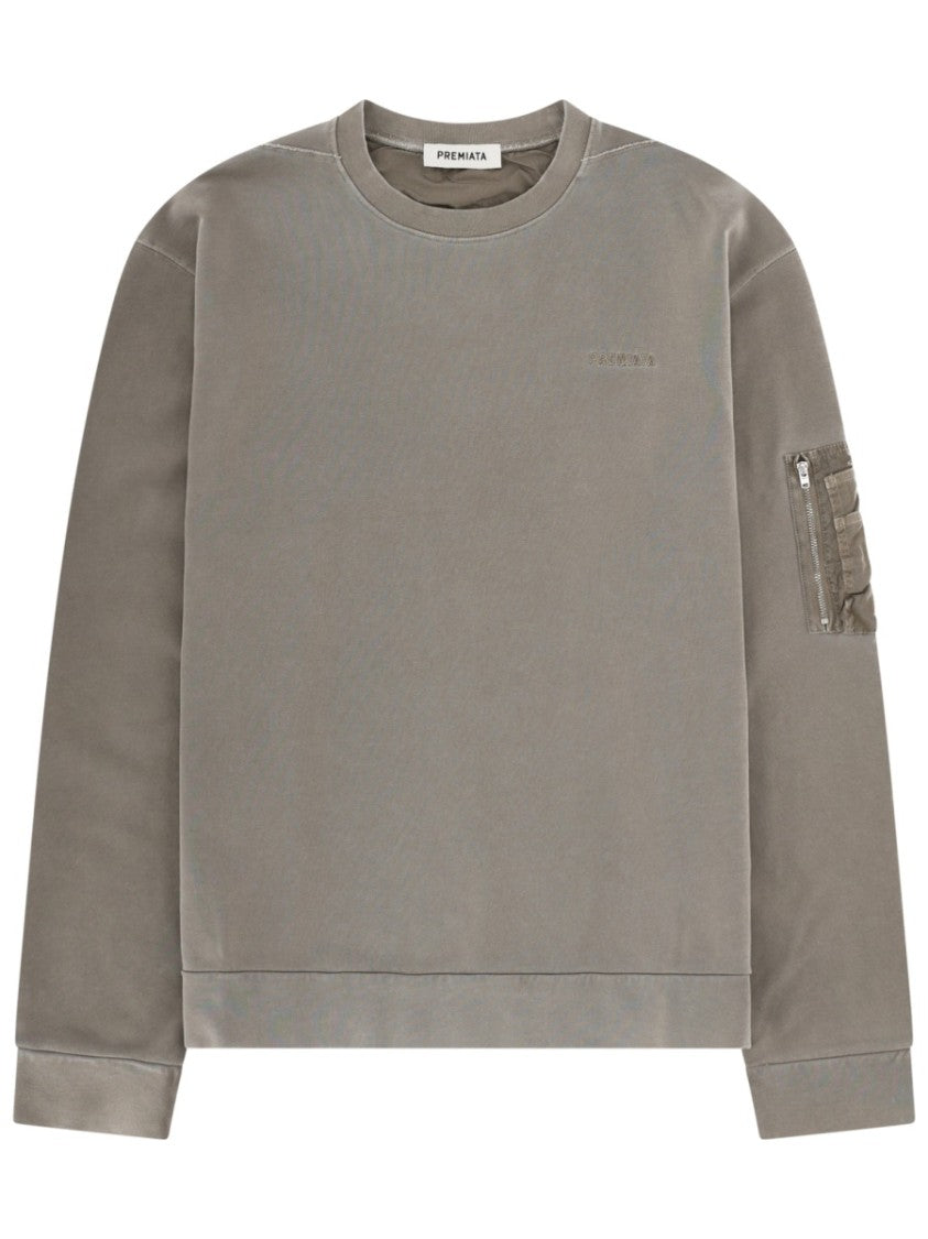 Premiata Premiata Cotton Ribbed Crewneck Sweatshirt