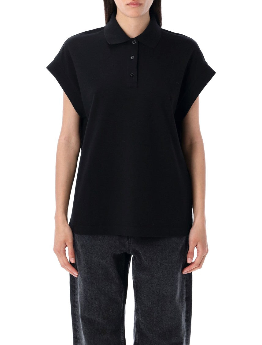 Saint Laurent Cassandre Piqué Polo Shirt