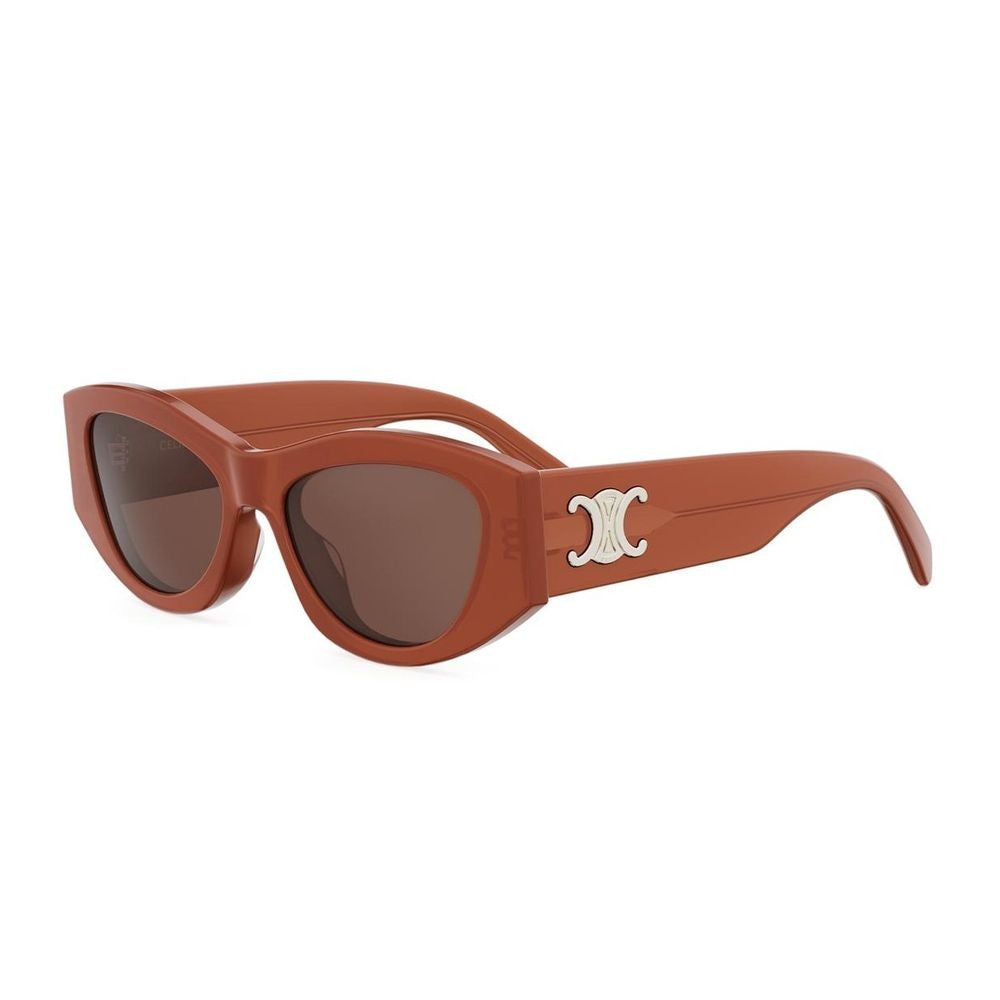 Celine Triomphe Cat-Eye Sunglasses With Sculpted Acetate Frame