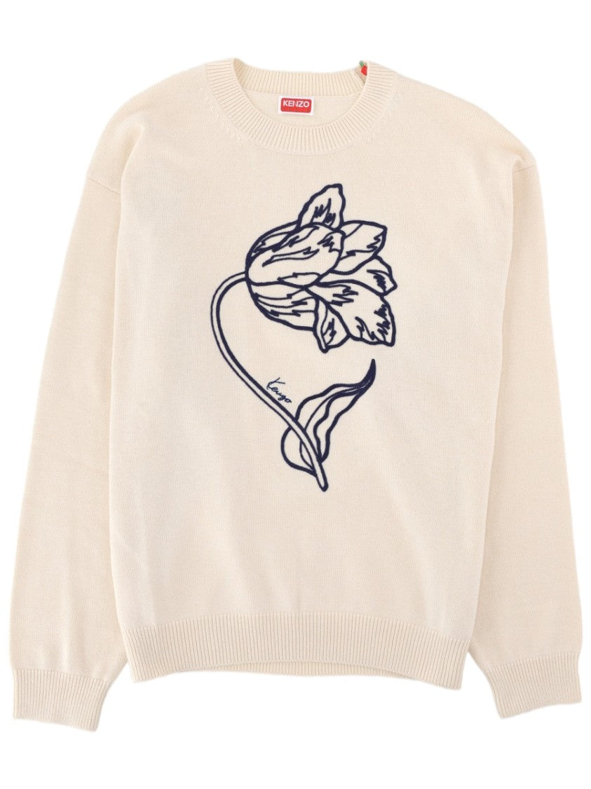 Kenzo Kenzo Tulip Soft Cotton-Wool Sweater