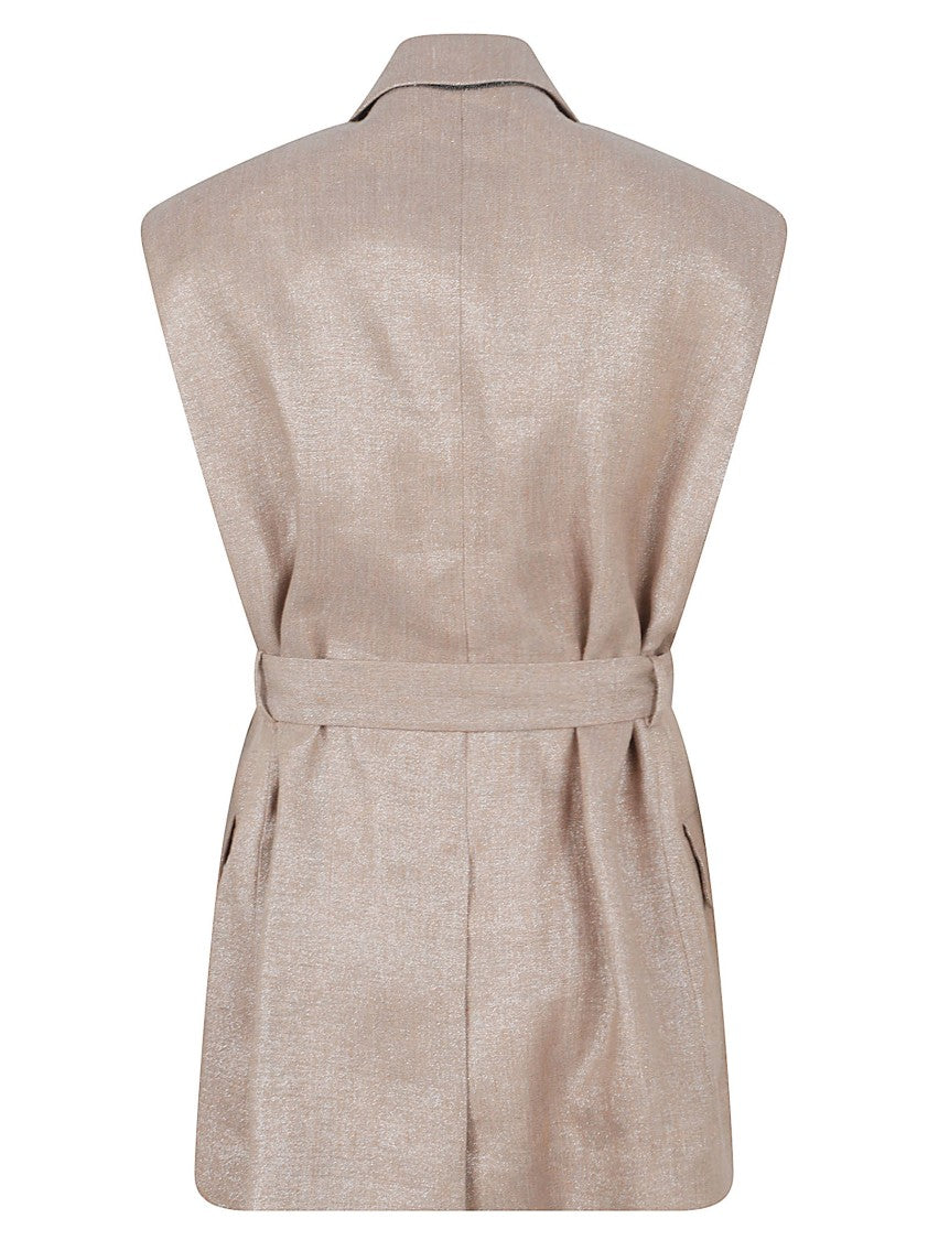 Brunello Cucinelli Structured Sleeveless Jacket