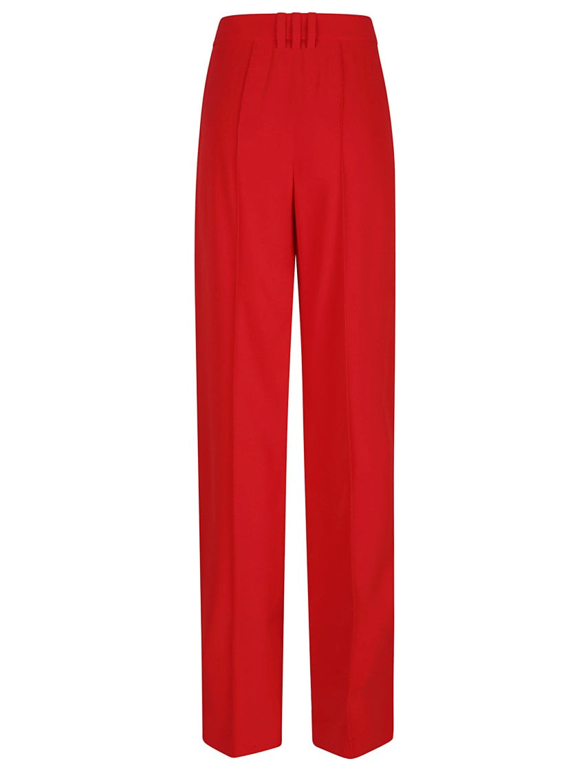 Balmain Tailored High-Waist Crepe Trousers